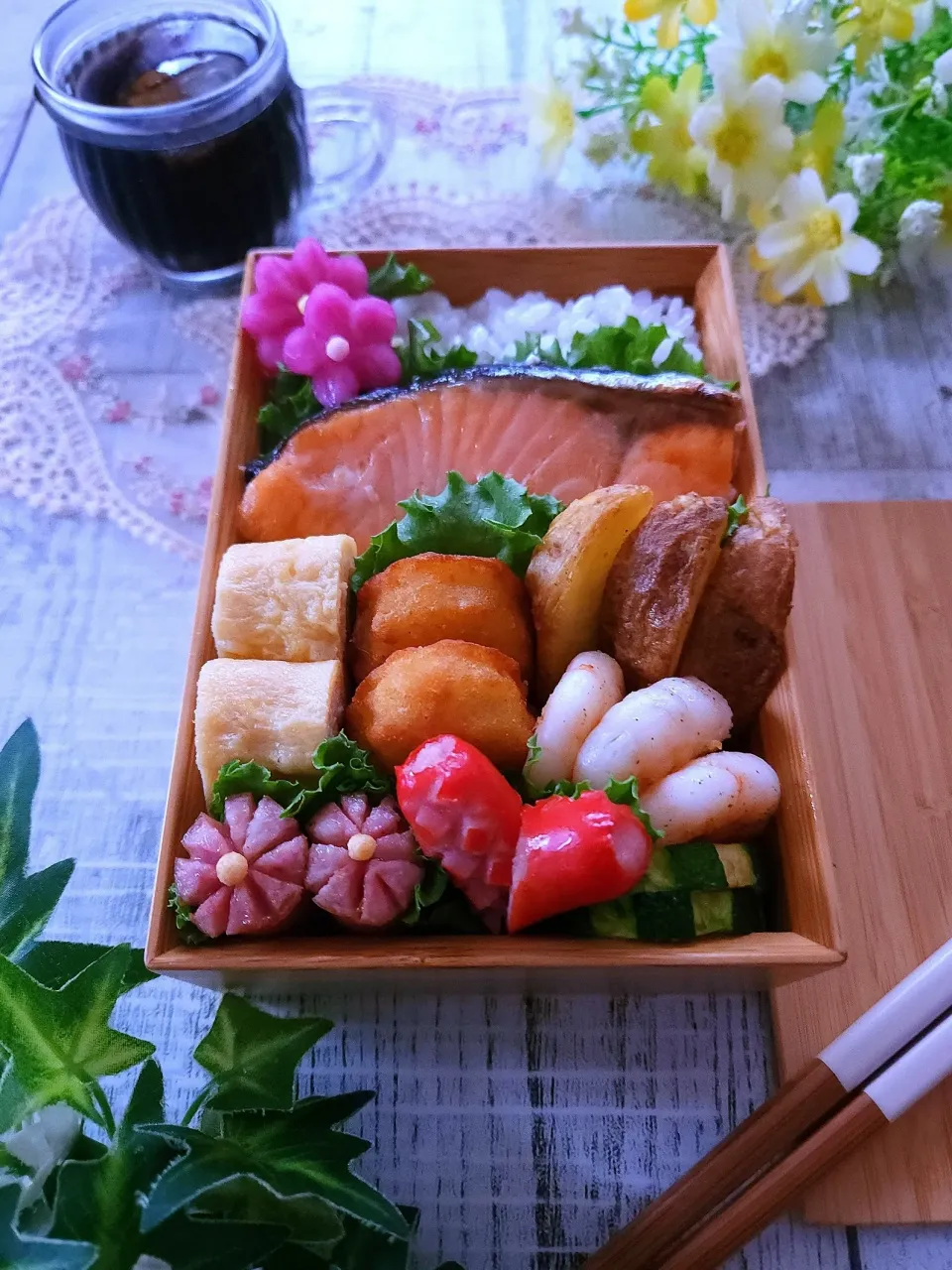 Snapdishの料理写真:銀鮭弁当|sugar beansさん