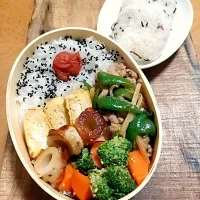 Snapdishの料理写真:青椒肉絲弁当|nahoさん