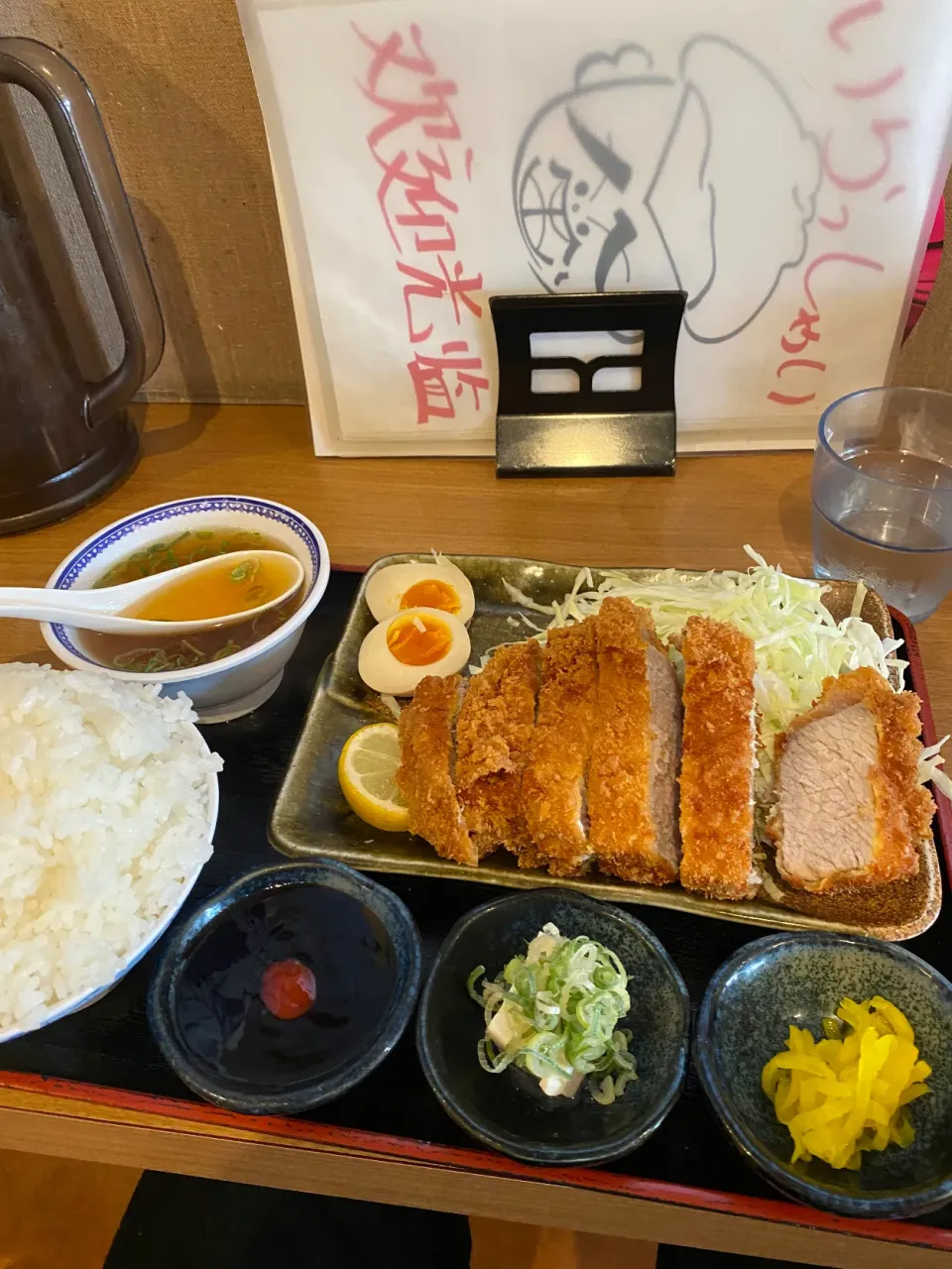 大阪市西成区玉出中　八方亭のとんかつ定食飯大|タカちゃんさん