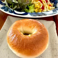 Snapdishの料理写真:ドーンとベーグル🥯|おーこ🍅野菜ソムリエの母ちゃんさん