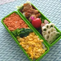 Snapdishの料理写真:9/24 ３色弁当|Reikoさん