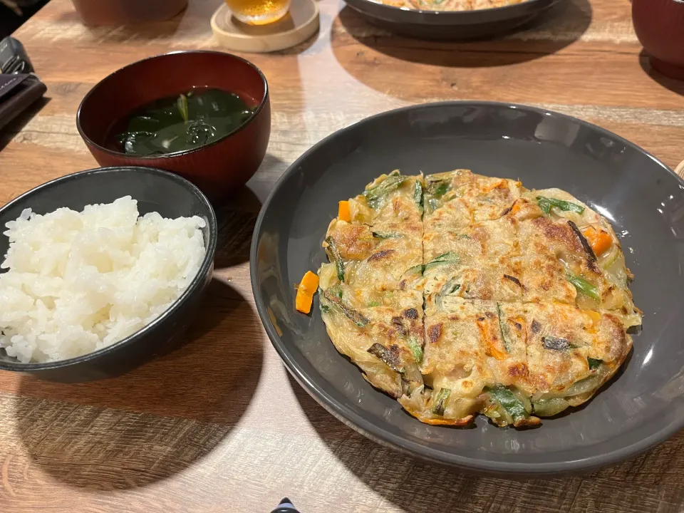 Snapdishの料理写真:ニラチヂミ|yuka_kashiharaさん