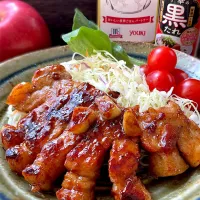 トンテキwith中華の黒たれ