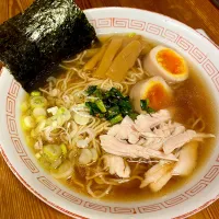 Snapdishの料理写真:🍜鶏だしラーメン|hachicoさん