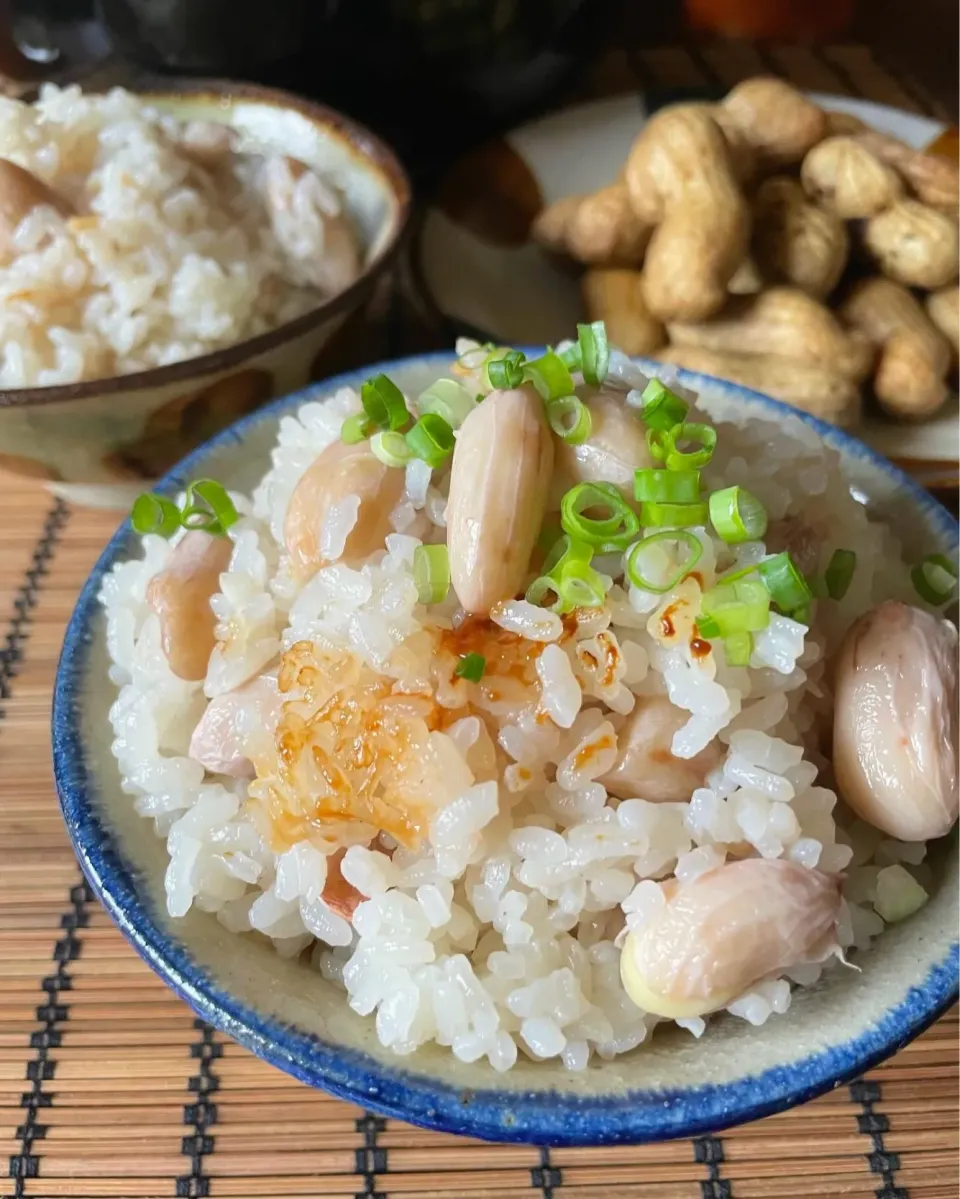 シカノさんの料理 生落花生の炊き込みごはん|アッチさん