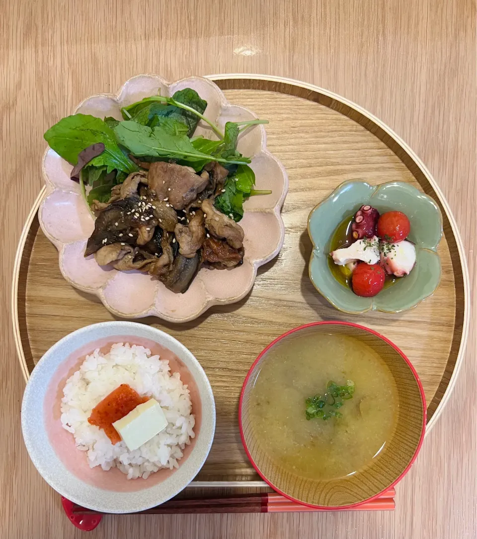 Snapdishの料理写真:豚とナスのオイスター炒め|みこさん