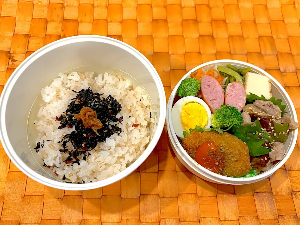 中学生息子のお弁当🍱 豚肉と茄子の味噌炒め🍱|Snow10さん