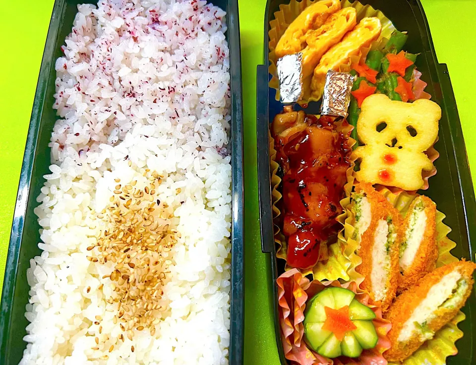 Snapdishの料理写真:息子のお弁当🌈9/25（水）|KCoさん