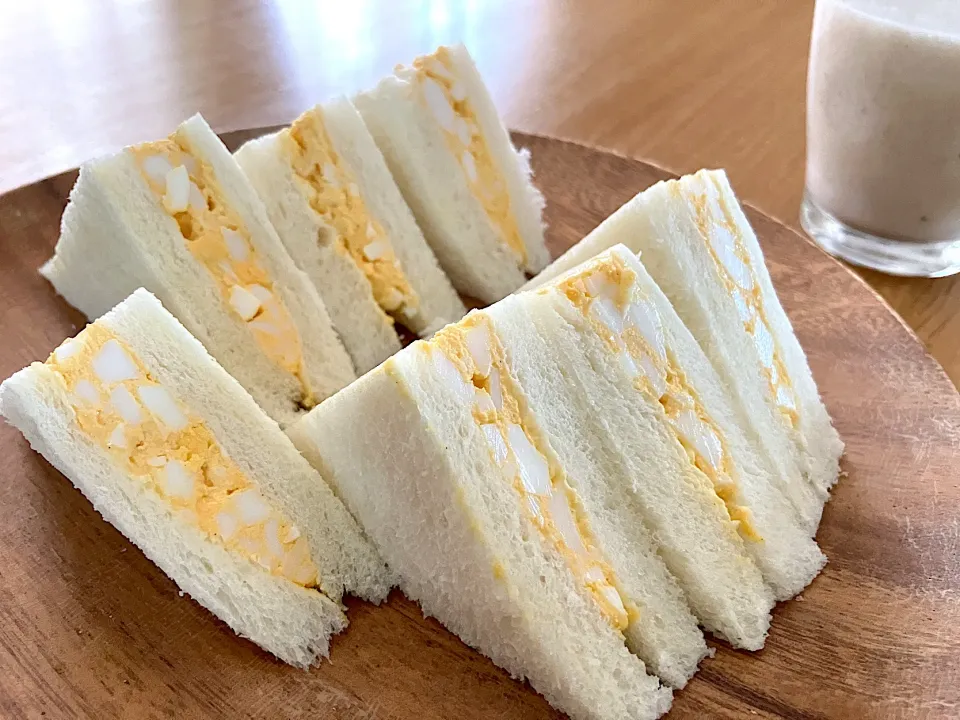 ＊たまごサンド朝食🥪＊|＊抹茶＊さん