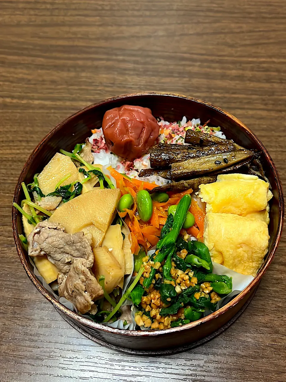 豚肉と竹の子の醤油炒め|まあるななさん