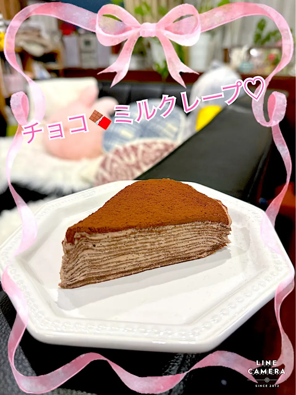 Snapdishの料理写真:チョコ🍫のミルクレープ作ったよ|ゆき茶❁⃘*.ﾟさん