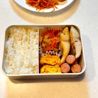 Snapdishの料理写真:塩サバ弁当|Mokamiさん