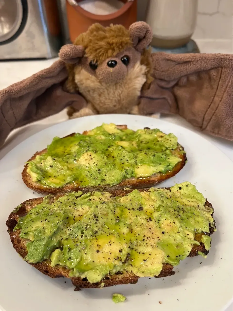 Snapdishの料理写真:2014/9/24 アボカド・トースト Avocado Toast|19 Boys & 野鳥さん