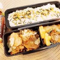 Snapdishの料理写真:豚バラ生姜焼き弁当🍱|だだぴさん