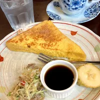 Snapdishの料理写真:☕️モーニング　フレンチトースト|Yukityさん