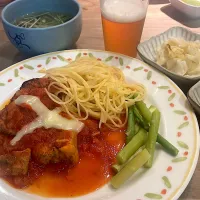 Snapdishの料理写真:チキンのトマト煮込み|くり子さん