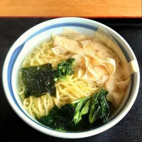 Snapdishの料理写真:身延山・身延庵のゆば塩ラーメン|すーさん