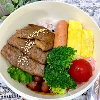 Snapdishの料理写真:娘のお弁当|cha_chiさん