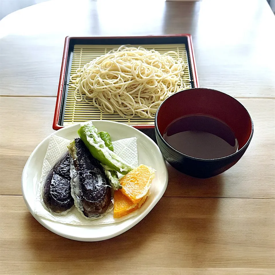 野菜天とそうめん|りょうりょうさん