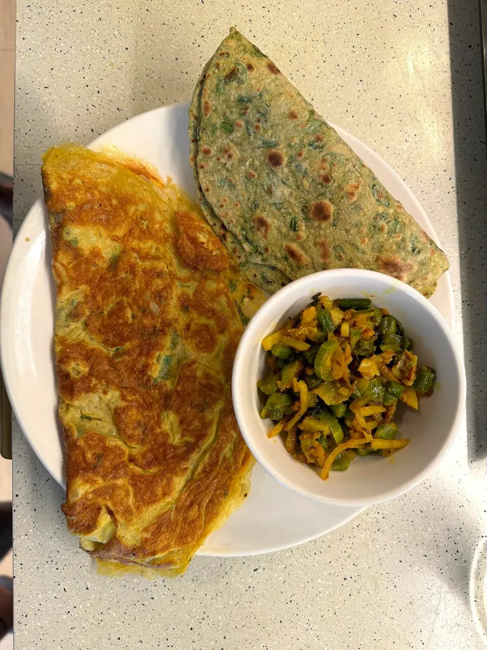 Spinach Chapati With veggies|AN72さん