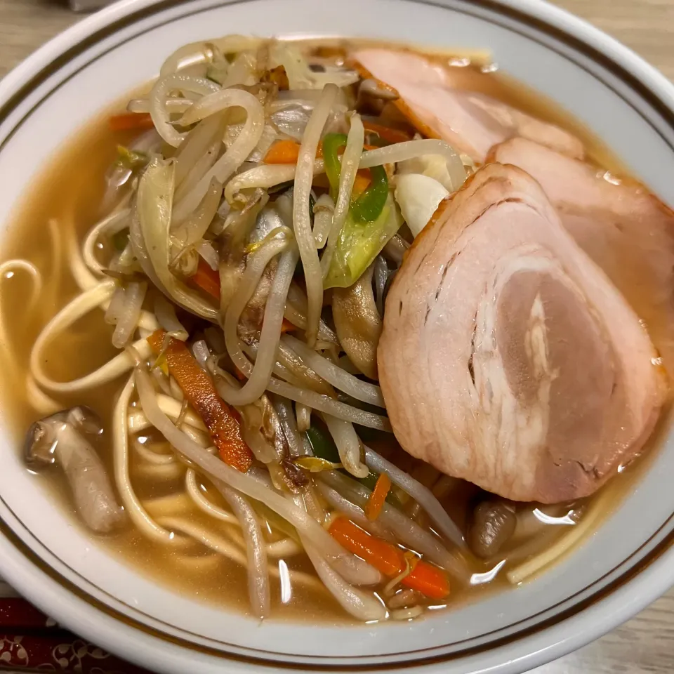 沖縄そばで野菜ラーメン風|seiko Oさん