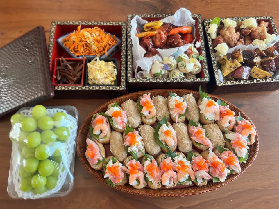 Snapdishの料理写真:稲刈り弁当2024|さあママさん