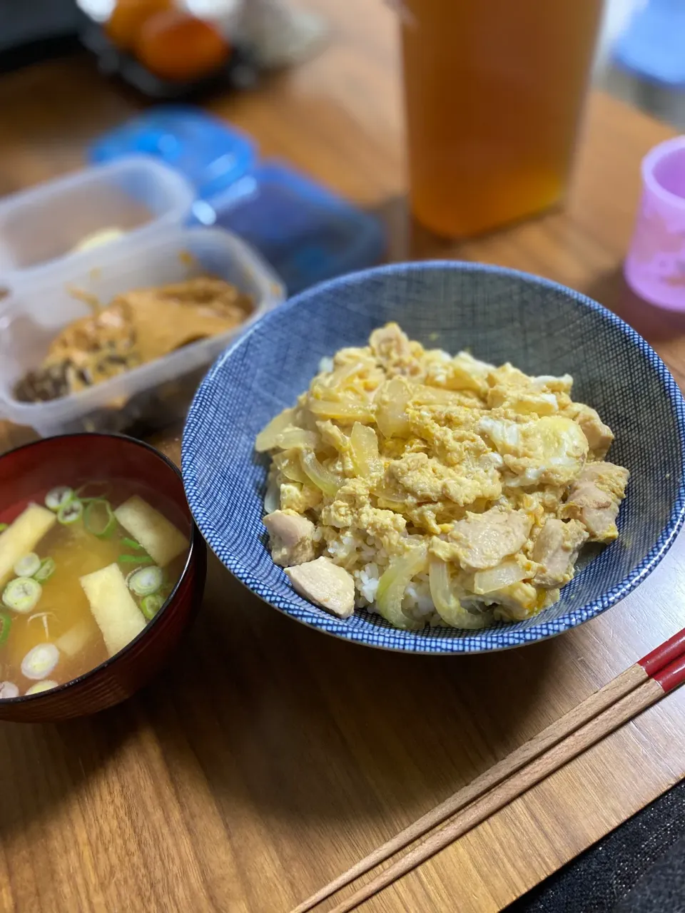 夜　親子丼|みちくんさん