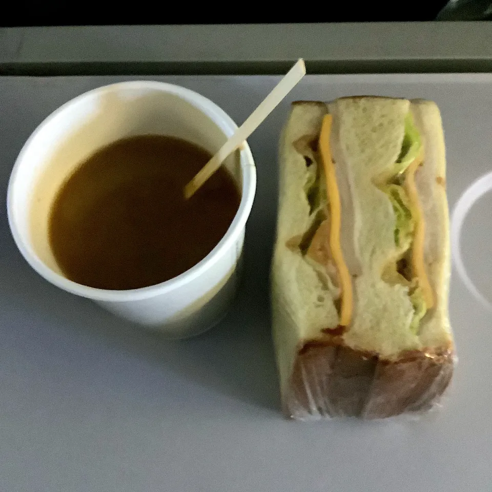 Snapdishの料理写真:🦃🥬🥪☕️|🍁さん