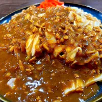 Snapdishの料理写真:会津七日町INN カレー焼きそば|Miyaさん