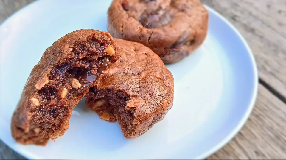 Double Chocolate soft cookies|Pongさん