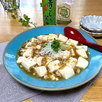 青こしょう醤油で和風麻婆豆腐