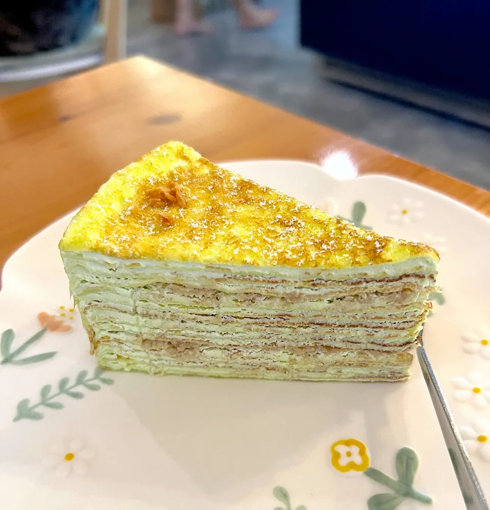 Pandan Coconut Mille Crepe|imigo_hieiさん