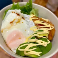 Snapdishの料理写真:ロコモコ丼|ゆきの👨‍🍳管理栄養士さん