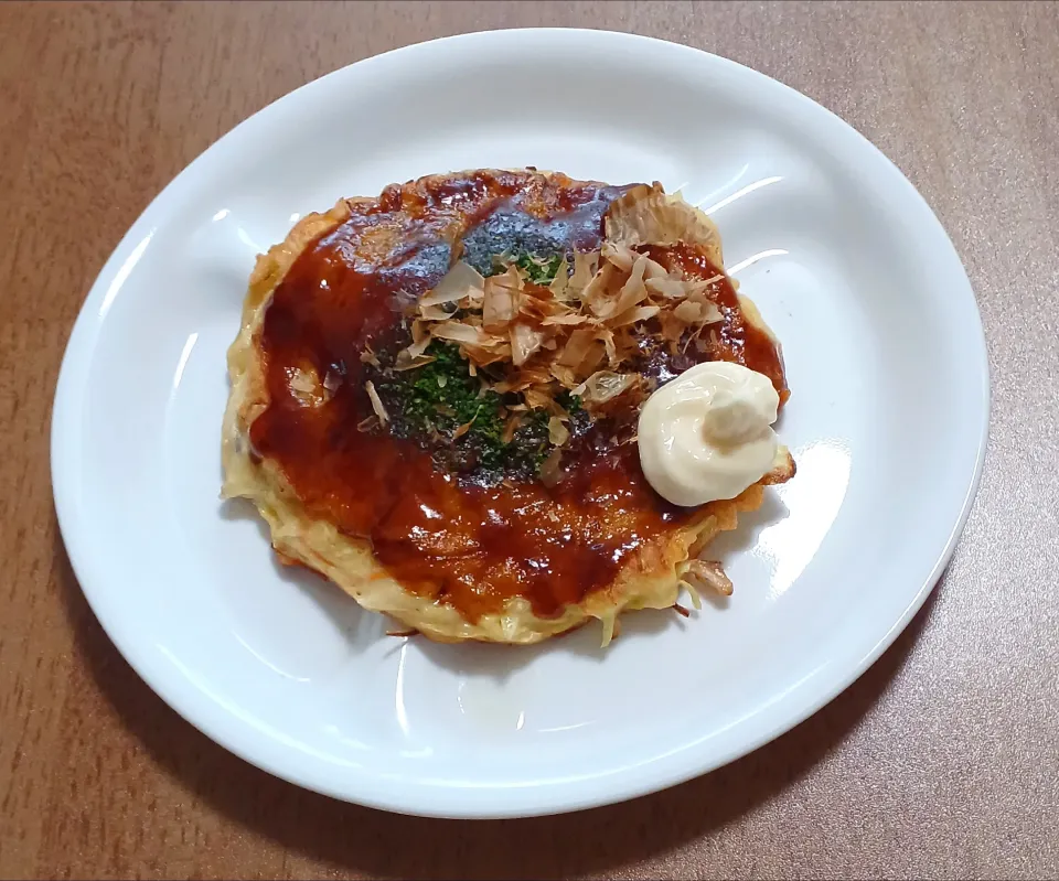 ナナの料理　お豆腐の入ったお好み焼き|ナナさん