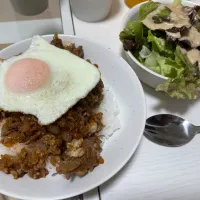 Snapdishの料理写真:ロコモコ丼|なつみさん