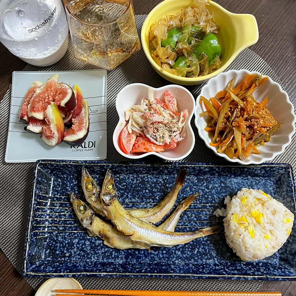 9/30晩ご飯：ニギスの丸干|ななみんさん