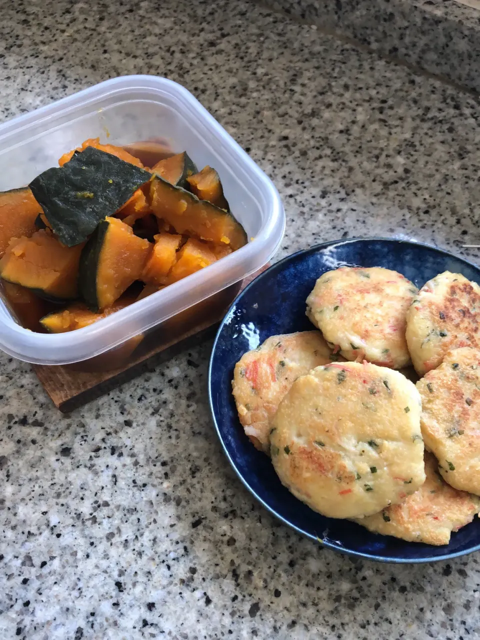 かぼちゃの炊いたん＆豆腐カニカマネギ|ヨウコさん