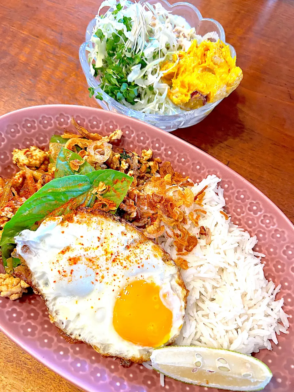 ゆきぽん@ゆきの家飲み料理さんの料理 🇹🇭ジャスミンライスの本格ガパオライス|和音女将あかりさん