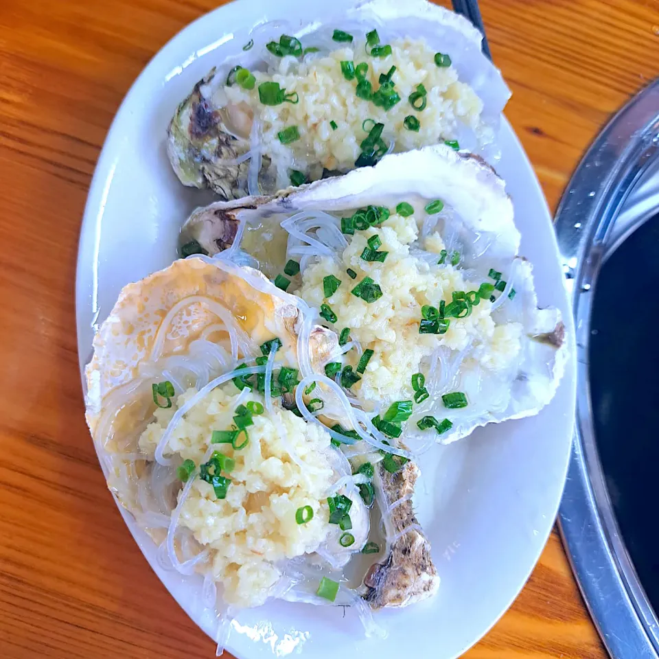 Oysters in garlic|skyblueさん