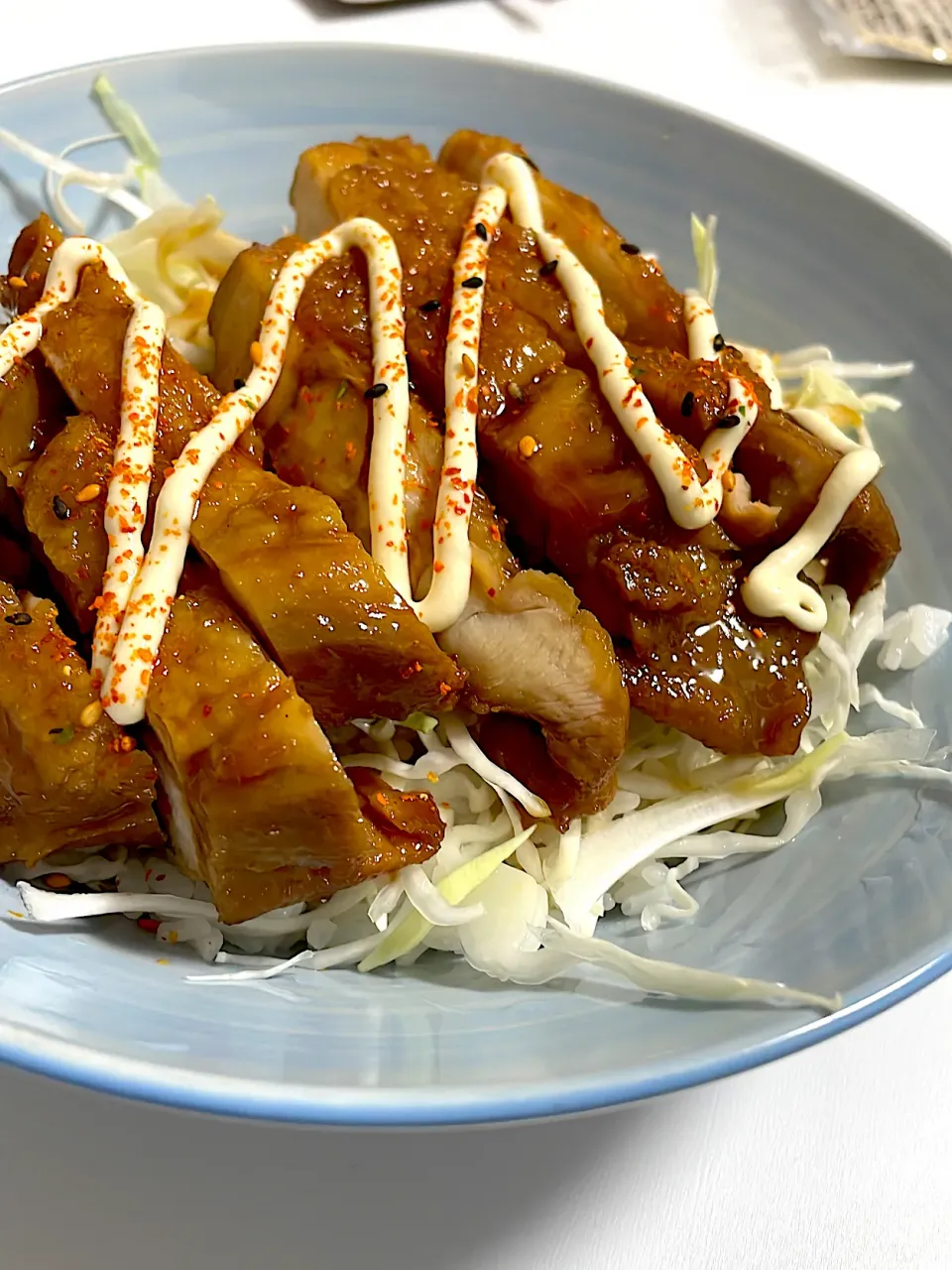 照り焼きマヨ丼キャベツかさまし|ねるさん