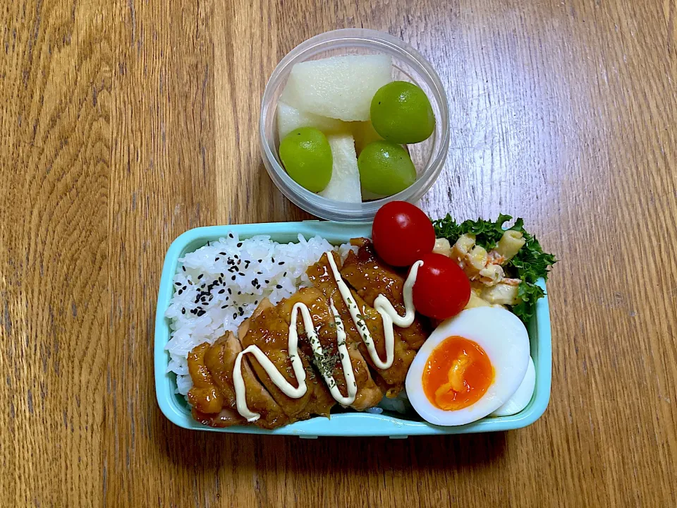 Snapdishの料理写真:9/30 鶏の照焼き弁当|ゆさん