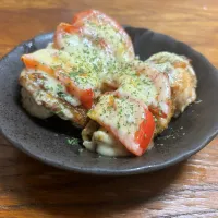 鶏とトマトのチーズ焼き|あぁさん