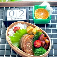 お弁当No.67 (10/2)  男子中学生弁当