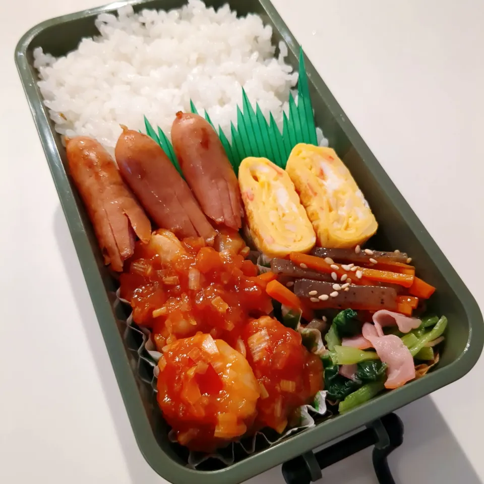 えびちり弁当🌷|きゅーさん