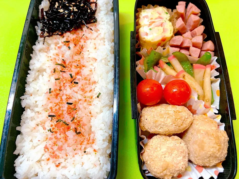 Snapdishの料理写真:息子のお弁当🌈10/2(水)|KCoさん