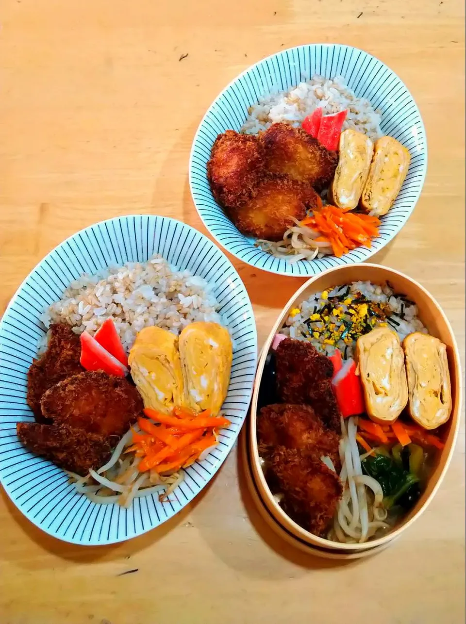 Snapdishの料理写真:チキンカツ弁当|NOZUさん