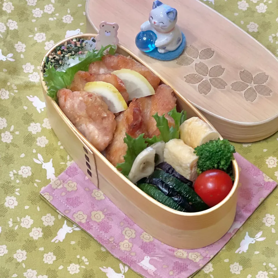 鷄からあげ☘️の💙ちゃんお弁当　10/2水|sweet homeさん