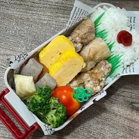 Snapdishの料理写真:塩唐揚げ弁当|チムニーさん