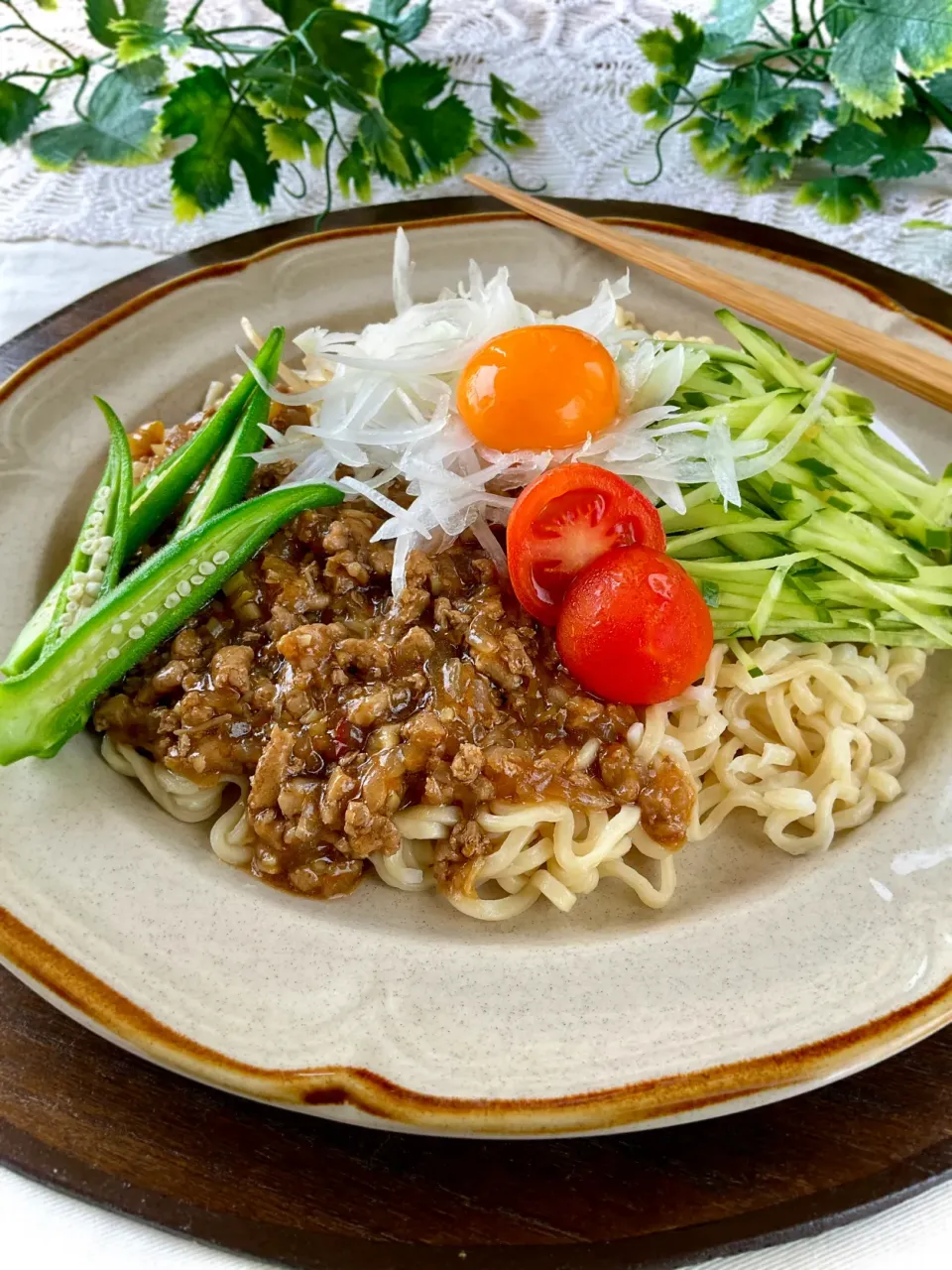 Snapdishの料理写真:ジャージャー麺|スイーツポテトさん