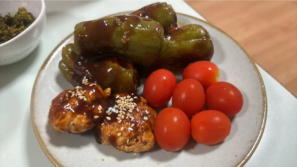 ピーマンの肉詰め|ぺんさん